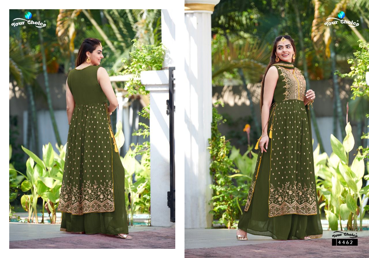 Your choice Nykaa 3 Heavy Nayra Cut Wholesale Wedding Salwar Suits 